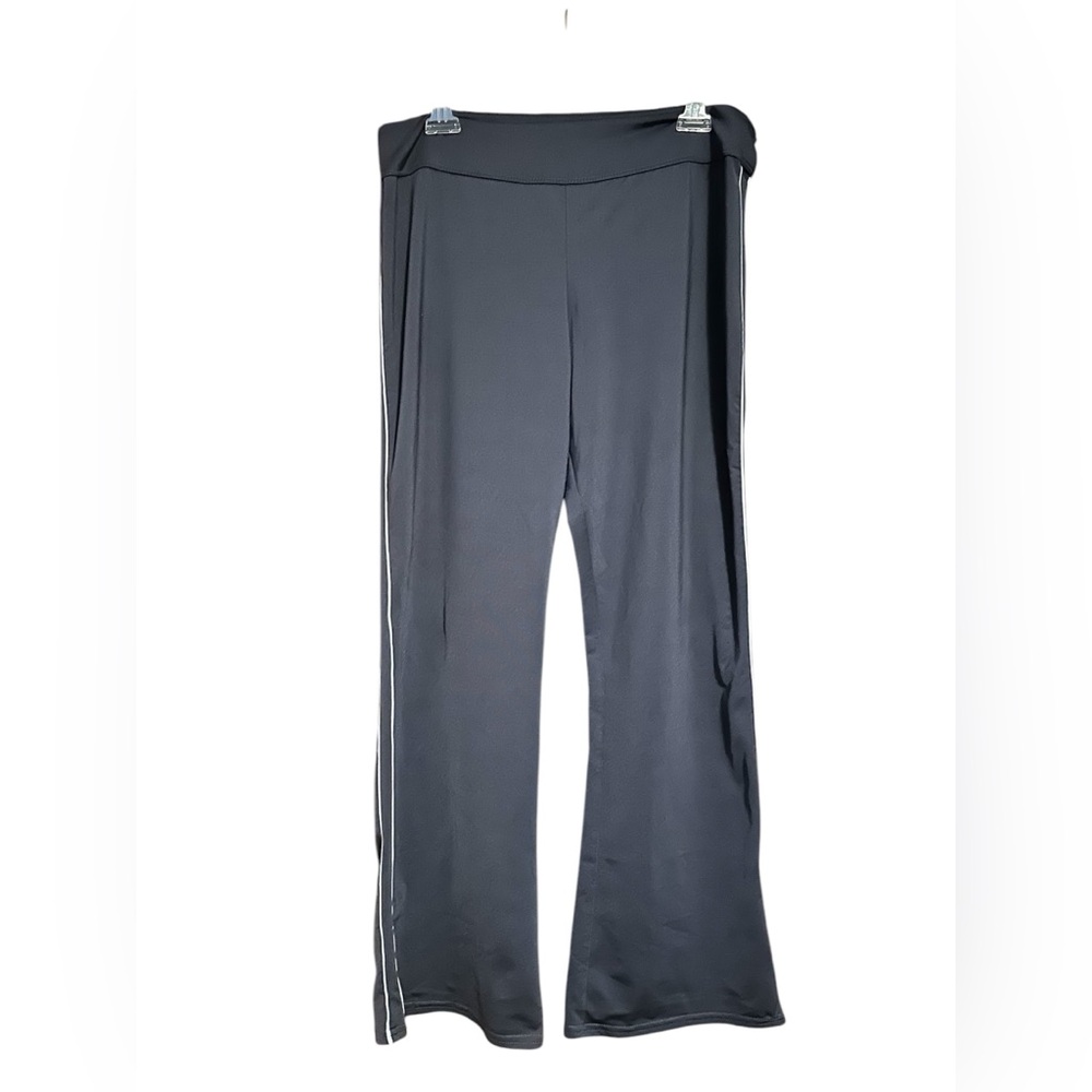 Prospirit Black Track Pants with Elastic Waistband